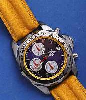 KONVOLUT: 3 ARMBANDCHRONOGRAPHEN, ALLE QUARTZGEST. ANALOGANZ., IM LEDERSAMMLERETUI, FÜR 6 UHREN, 1X TEMPIC, MULTIFKT. (CHRONO, TIMER, ALARM, TAG ...