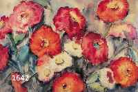 HABIHABICHT, EMIL, 1901 BARMEN - 1989 WUPPERTAL, BUNTES BLUMENSTILLEBEN, AQUARELL, SIGN., CA. 53X67 CM, UNTER GLAS GER.