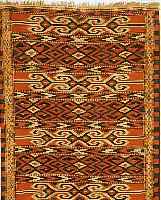 KELIM,BIDJAR,PERSIEN CA 192 X 115 CM. EHZ 2.CA 60 JAHRE