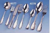 WMF-BESWMF-BESTECK FÜR 6 PERSONEN, DEUTSCH 30ER JAHRE, BAROCKSTIL, 90ER SILBERAUFLAGE, BEST. AUS: 6 MENUEGABELN, 6 MENUEMESSER, 6 MENUELÖFFEL, ...