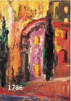 ALTONA, ALBA, 20. JH., ÖL/LWD., STRAßENANSICHT, SIGNIERT, 66 X 50 CM, RAHMEN