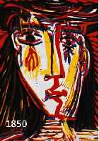 PICASSO, PABLO, 1881-1973, FARBLINOLSCHNITT VON 1962, WVZ BLOCH NR. 1073, IN DEN FARBEN ETWAS VERSCHOBENER PROBEDRUCK, DAHER SEHR SELTEN, CA. 33 X ...
