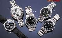 BREITLING BREITLING ARMBANDCHRONOGRAPH SHARK, SCHWEIZ UM 1998, EDELST.-GEH., EDELST.-BAND, TEILW. POL., TEILW. SAT., LÜNETTE EINS. RAST. DREHB., ...