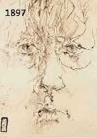 JANSSEN, HORST, 1929-1995, SELBSTBILDNIS, RADIERUNG, HANDSIGN., DAT. 75 UND NUM. 7394/ 10000, CA. 22 X 16,5 CM