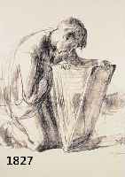 WEBWEBER, A. PAUL, 1893-1980, DER SAMMLER, LITHOGRAPHIE, RE. U. HANDSIGNIERT, CA. 26 X 31 CM