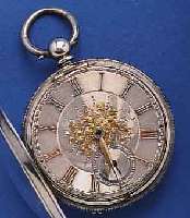 KONVOLUT: 2 OKONVOLUT: 2 OFFENE HERRENTASCHENUHREN MIT SCHLÜSSELAUFZUG, VERSCH. FERTIGUNGSKONZEPTE, U. -ZEITEN, BEIDE SILBER, 1X SCHWEIZ UM 1885, ...