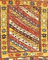 DADAGHESTAN SUMAGH.CA 60 X 48 CM. .EHZ 2 UM 1925.TASCHENFRONT.