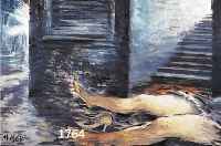 MASMASEREEL, FRANS, UN CRIME II, ÖL/MALKARTON, MONOGR. UND DAT. 1964, CA. 50 X 65 CM, R.