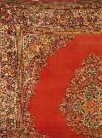 SASAROGH, PERSIEN, 416 X 410CM, EHZ 3-4 FLOR WOLLE, UM 1930