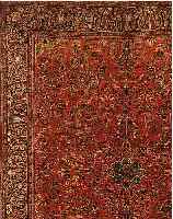 SASAROGH, PERSIEN, 359 X 275CM, EHZ 3 FLOR WOLLE, US-RE IMPORT UM 1910