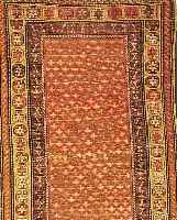 KAKARABAGH, RUSSLAND, 231 X 102CM, EHZ 4 WOLLE AUF WOLLE, UM 1920