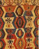 SHIRWAN KELIM, RUSSLAND, 350 90CM, EHZ 3-4 WOLLE AUF WOLLE, UM 1900