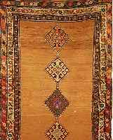 KOLIAI, PERSIEN, 434 X 108CM, EHZ 4-5 FLOR WOLLE, UM 1920