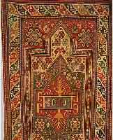 SEWAN KAZAK, RUSSLAND, 230 X 120CM, EHZ 3 WOLLE AUF WOLLE, UM 1900