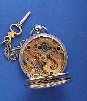 WHITHEADWHITHEAD HERRENTASCHENUHR LEPINE, SCHWEIZ/ ENGLAND UM 1860, SILBER, BODEN SYM. GUILL., SILBERZIFFERBL., AM RAND AUFGES. GOLDAPPLIKA- ...