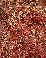 HEHERIZ, PERSIEN, 407 X 307CM, EHZ 2-3 FLOR WOLLE, CA.40 JAHRE