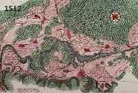 ALTKOLOALTKOLOR. KUPFERSTICHK. V. HOMANN, HOMANN IN ZWEI TEILEN, VORSTELLUNG DES CAMPEMENTS D. KAYSERL.- U. REICHS-ARMEE ZU BRUCHSAL M. DENEN ...