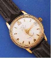 GLASHÜTTE HERRENARMBANDUHR AUTOMAT, METALL HARTVERG., BER., EDELST.-BOD. AUFGEDR., ORIG. BLATT ALTERSBED. FL., DAT. BEI 3, ZENTRALROTOR , GUB KAL. ...