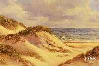 UNBUNBEK. KÜNSTLER, UM 1910/20, UNLESERL. SIGN., ÖL/LWD, HIER: DÜNENLAND- SCHAFT, CA. 25 X 34,5 CM, RAHMEN
