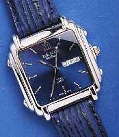ZENO HZENO HERRENARMBANDUHR AUTOMATIK DELUXE, SCHWEIZ 1999, EDELST. POL., BEIDS. MINERAL- VERGL., BODEN U. KRONE GESCHR., BEI FERTIGST. WASSERD., ...