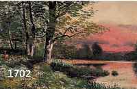 FEYFEY, CAL, DÜSSELDORF 1867-1930, BEZ. FRÜHLINGSMORGEN, SIGNIERT, DAT. 1906, ÖL/LWD., 26 X 34 CM