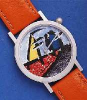 JABACASEN JABACASEN KÜNSTLERARMBANDUHR IN LIMITIERTER AUFLAGE VON 4.999 STÜCK, HIER NR. 23, METALLGEH. SILBERFARB. MATT., EDELST.-BODEN GEDR., ...