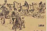 LIEBERMANN, MAX, 1847-1935, HIER: IN OST- PREUSSEN, LITHOGRAPHIE VON 1914, IM STEIN SIGN., CA. 18 X 31 CM, PP.