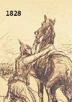 LIELIEBERMANN, MAX, 1847-1935, ZWEI LITHO- GRAPHIEN VON 1914, IM STEIN SIGNIERT BZW. MONOGR., CA. 28 X 35 CM, PP