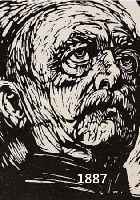BEHRENS, PETER, BISMARCK, HOLZSCHNITT VON 1920, CA. 16 X 14.5 CM, R.
