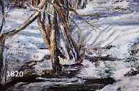FRIELING, FLORIAN, ÖL AUF LEINWAND, RE. U. SIGN. U. DAT. 86, MIT R., DARSTELLUNG EINER WINTERLANDSCHAFT, MAßE CA. 70X80 CM
