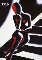 KOSTABI, MARK, GEB. 1960 LETTLAND, LEBT UND ARBEITET IN NEW YORK, FARBOFFSET AUF BÜTTEN, RE. U. HANDSIGNIERT, CA. 49 X 34 CM