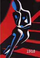 KOSTABI, MARK, GEB. 1960 LETTLAND, LEBT UND ARBEITET IN NEW YORK, SATZ AUS VIER FARB- OFFSETS MIT EINEM MOTIV IN VERSCH. FARB- KOMBINATIONEN, ALLE ...