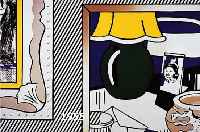 LICHTENSTEIN, ROY, 1923-1998, FARBOFFSET, RE. U. HANDSIGNIERT, CA. 54 X 74 CM