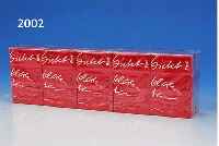 10 SCHACHTELN WEST-ZIGARETTEN, HRSG. AN- LÄßLICH DER DOCUMENTA IX, ORIG. VERPACKT