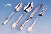 62-TEIL. 62-TEIL. BESTECK, 30ER JAHRE, WILKENS BREMEN BAROCKSTIL, BEIDS. ERHABENES DEKOR MIT ROCAILLEN, RS. LIGIERTES BESITZERMONOGRAMM EH, BEST. ...