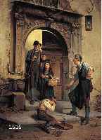 GERARD, THGERARD, THEODORE, GEB. 1829 GENT - 1895 LAEKEN B. BRÜSSEL, BELGISCHER GENREMALER, SCHÜLER DER AKADEMIE GENT, REISTE UM 1865 NACH ...