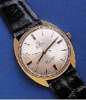 OMEGA HERRENARMBANDUHR AUTOMATIK SEAMASTER COSMIC, SCHWEIZ UM 1968, METALL HARTVERG., EINSCHALENAUSF., GET. A-WELLE, BEI FERTIGST. WASSERGESCH., ...