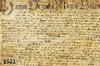 URKUNDE, UM 1710-20, HANDSCHRIFT AUF PERGAMENT, BESTÄTIGUNG EINES BEREITS BE- STEHENDEN RECHTSSTANDES, IN LATEINISCHER SPRACHE, MEHRFACH ...