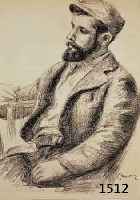 RENOIR, AUGUSTE, 1841-1919, FÜNF LITHO- GRAPHIEN MIT PORTRÄTS VON RICHARD WAGNER, PAUL CEZANNE, AUGUSTE RODIN, AMBROISE VOLLARD, LOUIS VALTAT, JE ...