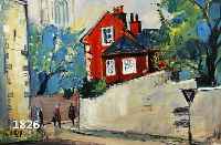 PETER, HANS ROLF, GEB. 1926 NEUSTADT/WEINSTR., LINCOLN, LINDUM HILL, ÖL/MALKARTON, RE. U. SIGNIERT, CA. 60 X 80 CM, R., RE. U. LEICHT BESCH.