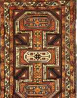 SHSHIRWAN, RUSSLAND, 165 X 110CM, .EHZ 2. WOLLE AUF WOLLE.UM 1940.