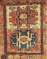 KAKARABAGH, RUSSLAND, 137 X 125CM, EHZ 4 FLOR WOLLE, UM 1930