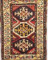 BOBOROLU. RUSSLAND, 148 X 105CM, EHZ 2-3 WOLLE AUF WOLLE, UM 1920