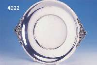 ANBIANBIETTELLER, USA 40ER J., STERLINGSILBER QUAKER SILVER CO IN VERBINDUNG MIT GORHAM, HERVORR. VERARBEITUNG, KLASSIZISTISCHES DEKOR, D. CA. 26 ...