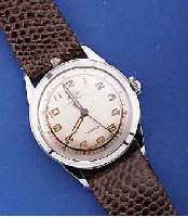 MASCOT ARMBANDUHR AUTOMATIC, SCHWEIZ, FÜR D. BRIT. MARKT, UM 1958, IN ANLEHNUNG AN DEN PFERDESPORT (ASCOT) MIT HUFEISENSYMBOLIK, METALL, HART ...
