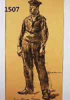 LIEBERMANN, MAX, 1847-1935, UNSERE BLAUEN JUNGEN, LITHOGRAPHIE, 1914, IM STEIN SIGNIERT, CA. 24 X 42 CM, PP
