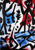 A.R. PENCK, BEGEGNUNG AN DER ELBE, FARBSERI- GRASPHIE, AUFL. 50 EX., HANDSIGNIERT, CA. 68 X 46 CM.