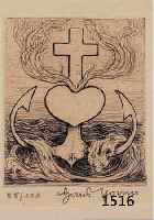 HANS THOMA, ZWEI RADIERUNGEN AUS DER REIHE ZWISCHEN DEN ZEITEN, 85/100, HANDSIGNIERT, JE CA. 9 X 8 CM., PP
