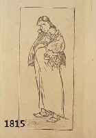 HEINRICH ZILLE, SCHWANGERE FRAU MIT KIND AUF DEM ARM, HELIOGRAVÜRE UND RADIERUNG, 1908, HANDSIGNIERT UND IN DER PLATTE SIGNIERT, WVZ ROSENBACH ...