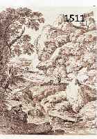 FERDINAND KOBELL, 2 RADIERUNGEN, IN DER PLATTE SIGNIERT UND DATIERT, 1774, JE CA. 11 X 9 CM., PP